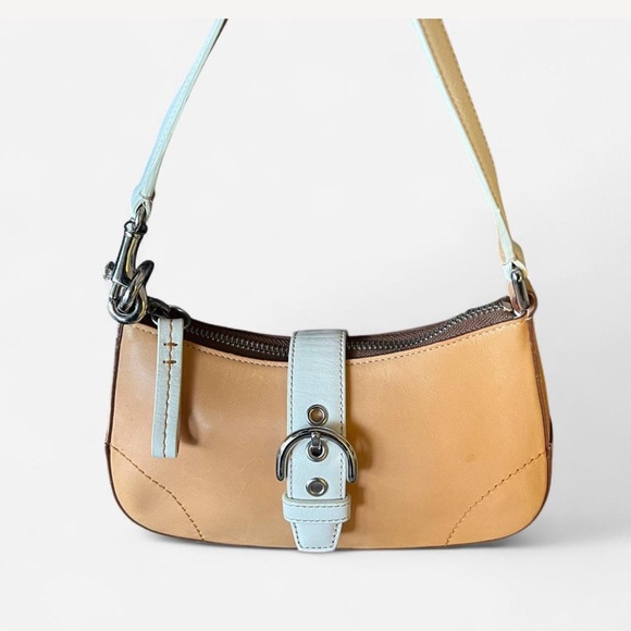 Coach Handbags - Vintage Coach Tan Leather Y2K Hobo Buckle (extremely rare, COA included)